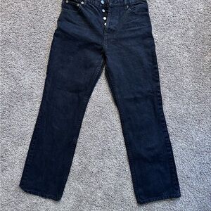 Zara Charcoal Denim Jeans